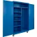 Equipto® Industrial Duty Mobile Janitorial Cabinet, 48"W x 24"D x 66"H, All-Welded, Blue