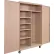 Equipto® Industrial Duty Mobile Janitorial Cabinet, 48"W x 24"D x 66"H, All-Welded, Putty