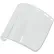 ERB® 8167 Face Shield with Metal Band, PETG, 9"L x 15-1/2"W x 3/8" Thick, Clear - Pkg Qty 10