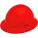 ERB® Americana Full Brim Hard Hat with Accessory Slots, 4-Point Slide-Lock Suspension, Red - Pkg Qty 12