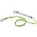 Ergodyne® Squids® Stainless Steel Single Carabiner, 15 lbs., Extended, Lime, 19017 - Pkg Qty 6