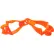 Ergodyne Squids® 19718-BULK Dual Clip Mount, Orange Grabber, 100-Pack