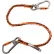 Ergodyne® Squids® 3119Fx Triple-Locking Dual Carabiner w/Swivel, 25 lbs Capacity, 19829