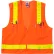 Ergodyne® GloWear® 8250ZHG Class 2 Hi-Gloss Surveyors Vest, Orange, 2XL/3XL