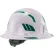 Ergodyne® Skullerz® 8961 Single Reflective Hard Hat & Safety Helmet Sticker Kit, Green