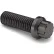 1/2-13 x 1-3/4" 12 Point Flange Screw - 170M PSI - Steel - Plain - Full Thread - UNC - Pkg of 10