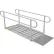 EZ-ACCESS PATHWAY 3G Wheelchair Ramp Kit, 6FT, 36" Use W, Expanded Metal, Two-Line Handrail, 2/PK