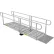 EZ-ACCESS PATHWAY 3G Wheelchair Ramp Kit, 10FT, 36" Use W, Expanded Metal, Two-Line Handrail, 3/PK