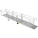 EZ-ACCESS PATHWAY 3G Wheelchair Ramp Kit, 18FT, 36" Use W, Expanded Metal, Two-Line Handrail, 3/PK