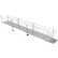 EZ-ACCESS PATHWAY 3G Wheelchair Ramp Kit, 24FT, 36" Use W, Expanded Metal, Two-Line Handrail, 3/PK