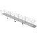 EZ-ACCESS PATHWAY 3G Wheelchair Ramp Kit, 28FT, 36" Use W, Expanded Metal, Two-Line Handrail, 3/PK
