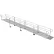 EZ-ACCESS PATHWAY 3G Wheelchair Ramp Kit, 30FT, 36" Use W, Expanded Metal, Two-Line Handrail, 3/PK