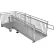 EZ-ACCESS® Pathway®HD Code Compliant Wheelchair Ramp Kit, 8' X 48"W, Guards, 2/PK