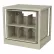 Rotary File Cabinet Adder Unit, Legal, 1 Shelves, Bone White