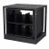 Rotary File Cabinet Adder Unit, Letter, 1 Shelves, Black