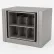 Rotary File Cabinet Starter Unit, Letter, 1 Shelves, Light Gray