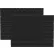 Valley Craft® Louvered Wall Panel, 24"W x 18"H, Black, Pack of 2