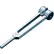 ADC® Satin Aluminum Tuning Fork With Fixed Weight, 128 cps.