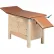 Wooden Exam Table with Enclosed Cabinet, Drawer and Sliding Doors, 3-Section, 72"L x 24"W x 30"H