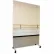 Ultra-Safe™ Glassless Mirror with Mobile Caster Base, Vertical, 48"W x 96"H