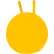 CanDo® Inflatable Exercise Jump Ball, Yellow, 16" (40 cm)