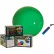 CanDo® Inflatable Exercise Ball Set, Green, 65 cm (26") Ball and Pump in Retail Box
