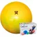 CanDo® Deluxe ABS Inflatable Exercise Ball, Extra Thick, Yellow, 45 cm (18")