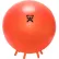 CanDo® Inflatable Exercise Ball with Feet, Orange, 22" (55 cm)
