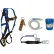 FallTech® 8595A Roofer's Kit with 7016 Harness, 3' Shock Absorbing Lanyard & Roof Anchor