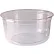 Fabri-Kal® Recycleware Deli Container, 12 oz. Cap., 4-5/8" Dia. x 2-5/16"H, Clear, 500/Carton