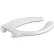 Kohler® Stronghold® Elongated toilet seat with check hinge, White