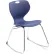 MityBilt Rave 12" Injection Molded Plastic Rocker Chair, Navy