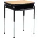 MityBilt Zenith Adjustable Student Desk, 24"W x 18"D x 22" - 30"H, Maple Top/Edge,Silver Legs