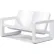 Tupelo Deck Loveseat with High-Gloss Finish, Highcloud White