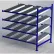 UNEX FC99SR72484-A Flow Cell Heavy Duty Gravity Rack Add-On 72"W x 48"D x 72"H with 4 Levels