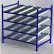 UNEX FC99SR72484-S Flow Cell Heavy Duty Gravity Rack Starter 72"W x 48"D x 72"H with 4 Levels