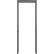 Fortis Doors Commercial Knock Down Frame, SteelCraft Hinge, Right Hand, Single Bore, 40"W x 96"H