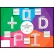 Visual Workplace Non-Magnetic Dry Erase Overlay KPI Color Wheel 48"W x 36"H