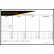 Visual Workplace Non-Magnetic Dry Erase KPI-Safety Quality Cost Productivity Board 72"W x 48"H