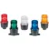 Federal Signal LP3ML-024B Low Profile Steady Burning LED - 24VDC 1/2" Male Pipe Blue
