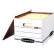 Fellowes Stor/File™ Letter/Legal Boxes, 15"L x 12"W x 10"H, White & Blue - Pkg Qty 12