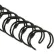 Fellowes® Wire Binding Combs, 1/4", 35 Sheets, Black, 25/Pack - Pkg Qty 20