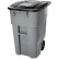 Rubbermaid 9W27 Brute® Rollout 50 Gallon Large Mobile Container- Gray with Lid