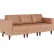 Flash Furniture® Hercules Artemis Cognac LeatherSoft Reception Sofa, Brown