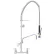Fisher 52930, 8" Centers Backsplash Pre-Rinse W/6" Add On Faucet, Stainless Steel