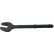 Williams® 12 Point Tubular Handle Open End Wrench, 1-1/4" Opening Size, Black