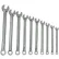 Williams® 10 Piece 7mm to 17mm 12-Point Combination Wrench Set, Chrome