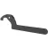 Williams® Adjustable Pin Spanner, 2" to 4-3/4" Opening Size, 1/4" Pin Length, Black
