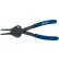 Williams® JHWPL-1629 Snap Ring Pliers, Internal, 1/16" Tip Size, 0 Degree