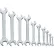Williams® 10 Piece Open End Wrench Set, Chrome